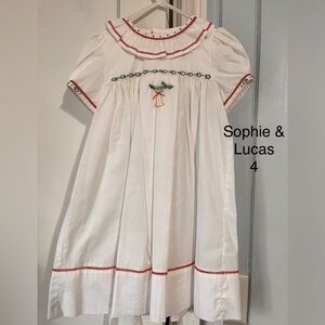 Sophie & Lucas Christmas dress